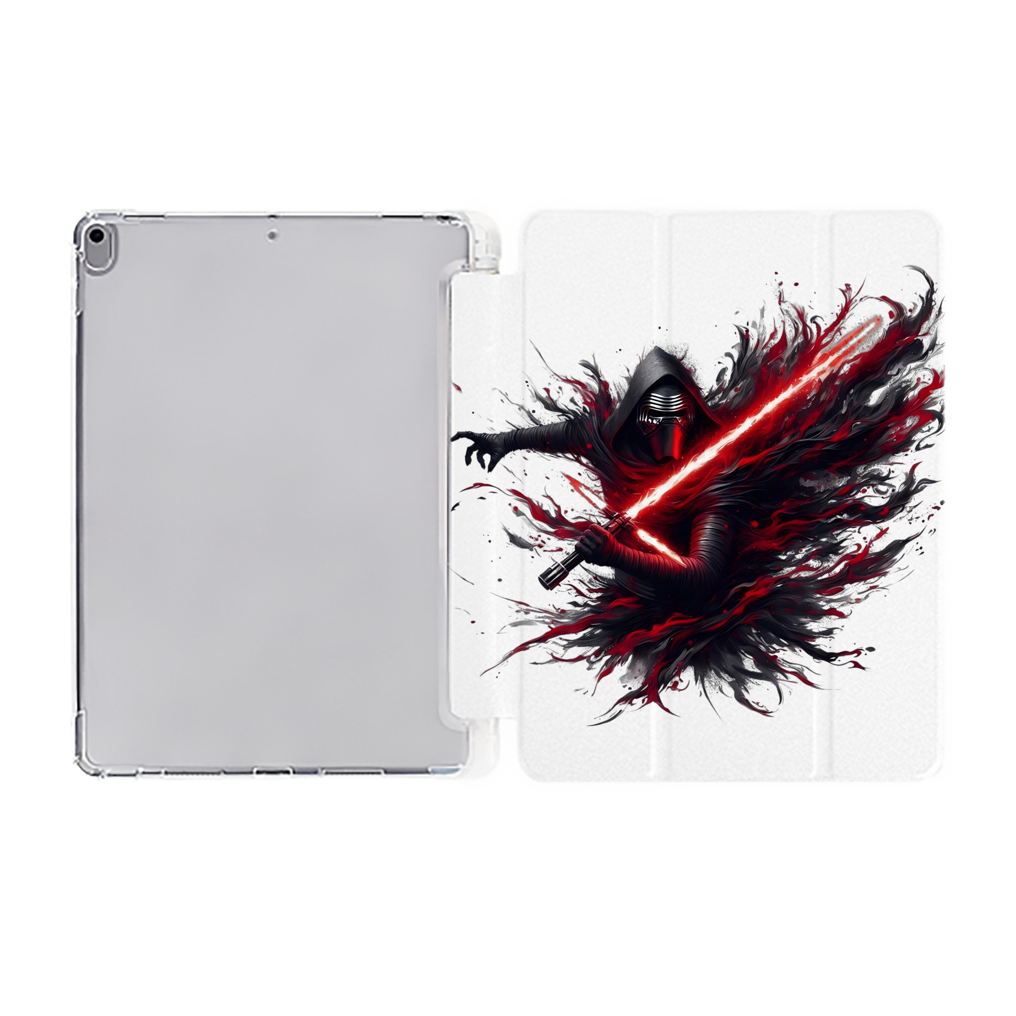 （画像用） スター・ウォーズ Star Wars IPad ケース ペン収納付き 三つ折りスタンド PUレザー×シリコン 対応機種9.5/10.5/10.9インチ